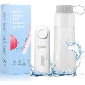 Portable Bidet for Travel  USB-C Rechargeable Handheld Sprayer 350ML, IPX7 Waterproof, 2 Modes, High Pressure Electric Bidet for Women & Men, Compatible with Water Bottles