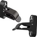 Magnetic Golf Holder Clip  Aluminum Alloy Ring Stand Clip for Golf Carts | Holds 30-70 Ring Gauges | Ideal Gifts for Golfers (Gloss Black)