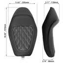 WOWTK Front Driver Rider Solo Seat for Harley Sportster Iron 883 1200 XL883 XL1200NS Forty-Eight XL1200X 2010-2022,White