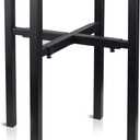 Water Filter Dispenser Counter Stand Beverage Drink Dispensers Stand Fits Countertop Gravity Water Dispensers (Adjustable Width 9.84'' Up to14.17'') (Black)