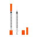 0.5ml Syringe with Needle,31G 0.5cc 5/16 Inch 8mm Needle and Syringe,Individually Wrapped,Pack of 30