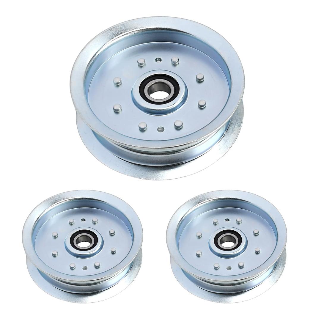 3PCS Idler Pulley GY22082 GY20629 GY20639 GY20110 AUC17621 756-05034 756-05034A for John Deere 42" 48" Deck Lawn Mower D110 D130 D140 D150 L100 L110 L120 L130 LA105 LA115 LA145 LA155
