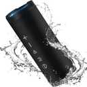 Vanzon Bluetooth Speaker, V40 Wireless Portable Bluetooth Speaker | IPX7 Waterproof, 24W HiFi Stereo Sound,24H Playtime, LED Lights and TWS Dual Pairing, Suitable for Travel,Home & Outdoors