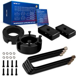 KAX Leveling Lift Kit Fit for Tundra, 3" Front and 2" Rear Leveling Kit Fit for Toyota Tundra 2007-2021 2WD 4WD, Suspensions Front Struts Spacer