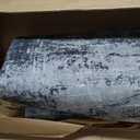 AMADA HOMEFURNISHING 8x10 Area Rugs for Living Room, Modern Washable Rug with Non-Slip Backing & Low Pile, Large Rug with Abstract Pattern for Bedroom, Dinning Room,Home Office, Dark Blue