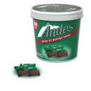 Andes Creme De Menthe Thin Mints - 300 Count - Bulk After Dinner Mints - Rectangular Chocolate Sandwich Mint Candies - 3.12 LB Tub