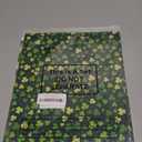 Chinco 8 Sheets St. Patrick's Day Heat Transfer Vinyl 12 x 10 Inch Green Shamrock Iron on Vinyl Printed Heat Transfer 3D Clover Pattern HTV Permanent Self Adhesive Self Sticker for DIY Crafts