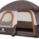 CAMEL CROWN 6 Person Tent Waterproof Lightweight Portable Backpacking Tent for Outdoor Camping Hiking