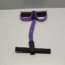 Resistance Bands with Handles, 6-Tube Elastic Foot Pedal Resistance Bands, Natural Rubber Ankle Puller Sit-up Exercise, Multifunction Fitness Band for Abdomen, Waist, Arm, Leg Stretching Training (Purple)