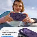 Faiono Magnetic for iPhone 16 Case [Full Camera Protection][Military-Grade Protection][Compatible with MagSafe] Shockproof Protective Slim Phone Case for iPhone 16, Dark Purple