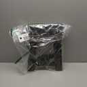 Dyforce 17.5 Inch Folding Step Stool 400lbs Capacity Sturdy Plastic Foldable Step Stools for Adults Stepping Stool with Handle Easy to Carry Handle Folding Stool Ideal for Kitchen (Black 1PC)