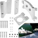 Compatible with Minn Kota 1810302 Talon Sandwich Adapter Bracket-Port,Heavy Duty Port Side Mount for Shallow Water Anchor Adapter Bracket
