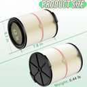 2 Pack Replacement Cartridge Filter Compatible with Craftsman 17816 9-17816 Wet Dry Vac fit 5/6/8/12/16/32 Gallon & Larger Vacuum Cleaner