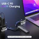 Acer 8 in 1 USB C Hub 10Gbps, USBC to HDMI Adapter 4K@60Hz, 2USB-C 3.2, 2USB A 3.0 Data Transfer, 100W PD Port Type C Multiport Splitter with SD/TF Card Reader, for MacBook Neo, Laptop, PC, Desktop