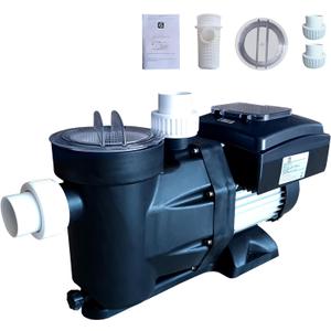 High-Efficiency Variable Speed Pool Pump 1.5HP - 220V for Above/In Ground Swimming Pools | 3000-8000 GPH High Flow | Energy Saving, Quiet, ETL Certified (with Filter Basket)