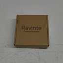 Ravinte 10 Pack Finger Pulls for Cabinets - 64mm/2.52" Hole Center Tab Handle Silver Edge Pulls - Concealed Handles for Kitchen Drawer - 80mm/3.15" Length