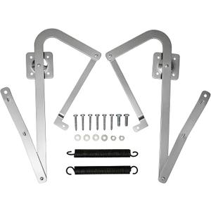 Tactec 55-2 Attic Ladder Hinge Arms with Springs, Suitable for Werner Attic Ladders Manufactured After 2010, Compatible with Werner Mk5, WU2210, W2208, W2210, Heavy Duty Thick Galvanized Material