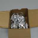 Youdepot Disco Ball Light String  10 LED 9.84-Foot Mirror Disco Ball String Lights, Battery Powered for Party, Wedding, Christmas, Holiday, Classroom Decor (Silver White, 1.57 Inch)