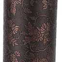 Tyenaza Vintage Decorative Wine Box, Wooden Wine Storage Case Bottle Gift Box with Antique Finish, 13.4 x 4.5 x 4.3 Inch