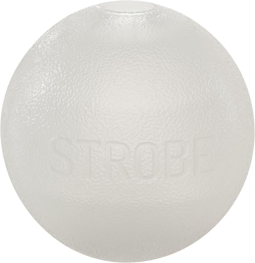 Outward Hound by Planet Dog Strobe Ball Glo Light Up LED Ball Dog Toy (Medium)