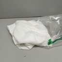 SpaceDresser Basic Rod Pocket Sheer Voile Window Curtain Panels White 1 Pair 2 Panels 52 Width 84 Inch Long for Kitchen Bedroom Children Living Room Yard(White,52 W x 84 L)