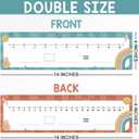 3 x 26 Pack Number Line Dry Erase Boards Cards (Boho Groovy)