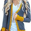 Women's Button Down Cardigan Long Sleeve Tops Shirts Outwear Solid Knit Ribbed Open Front Cardigan Sweaters (X-Large)