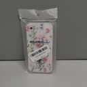 DEFBSC Soft Case Compatible with iPhone 17e/iPhone 16e, Clear Floral Flower Pattern Print Design Flexible TPU Shockproof Cover for Women Girls, Flower Protective Phone Case, Pink Cosmos