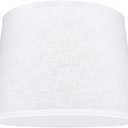 Aspen Creative 32309A Transitional Hardback Empire Shaped Spider Construction Lamp Shade in White, 12" Top x 14" Bottom x 10" Slant Height