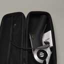 HOTO EdgeFlow Cordless Electric Scissors, Titanium Blade & LED Display, Rechargeable Cardboard Box Cutter, Self-Sharpening & Tool-Free Easy-Swap, Safety Lock, for Cardboard, Carpet, Leather, Crafting