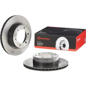Brembo 09.7226.11 UV Coated vented Front Brake Rotor TOYOTA OE# 4351235210