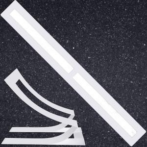 4 x 108 Inch Parking Lot Line Stencil Foldable Straight Line Stencil Reusable Silicone Template for Parking Lot and Pavement Lines