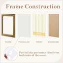 VIOLABBEY 18x24 Poster Frame Gold, Vintage Frames Ornate without Mat