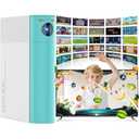 AR Sports Game Console for Kids 6-12, White & Green, 21 Built-in Motion Games (11 AR + 10 Handheld), Interactive Indoor Play System, Birthday Gift for Boys and Girls