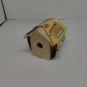 Paint A Bird House Kit Wood Brown 4 pc Brown