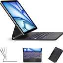 Magic Keyboard Case for iPad Pro 13" (M4 2024) - Backlit Keyboard with Precision Trackpad, Magnetic Apple Pencil Holder, Adjustable Floating Stand, Slim Protective Cover