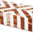 Handicrafts Home Decorative Storage Box 10x4.5  Remote Control Holder, Jewelry Organizer, Modern Decorative Box with Lid, Boho Chic Home Dcor Accent, Vintage Memory Box for Living Room Shelf Dcor (CHEVRON-BROWN)