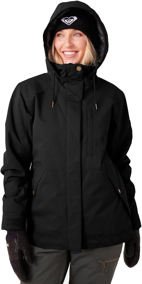 Roxy Women's Billie 10k Waterproof Insulated Snow Jacket – Tailored Ski-snowboard Jacket, XS