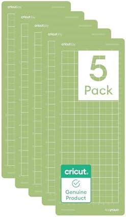 Cricut StandardGrip Cutting Mat Pack (5 count, 4.5in x 12in) - for Joy Machine