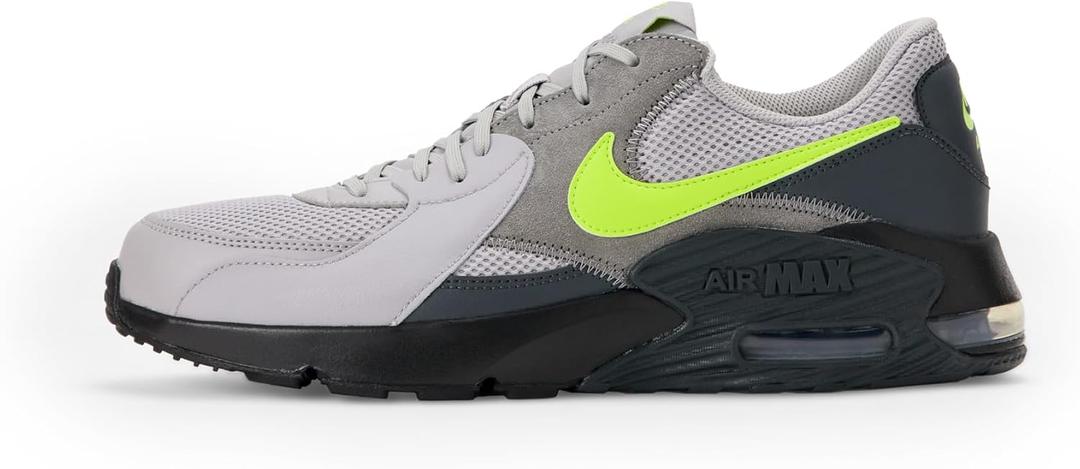 Nike Men's Air Max Excee Shoes, Atmosphere Grey/ Neon Yellow-Anthracite, 11