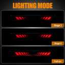 Third 3rd Brake Light for 1999-2006 Chevy Silverado/GMC Sierra 1500 2500 3500HD, 2007 Silverado/Sierra Classic Model LED Time Tunnel Sequential High Mount Stop Light Rear Center Tail Lamp