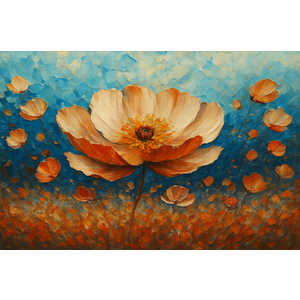 Flower painting 40x20