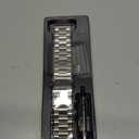 Fullmosa Watch Band, Quick Release Stainless Steel Replacement for Men Women, Metal Chain Watch Strap Width  22mm , Silver, (See Diagram))