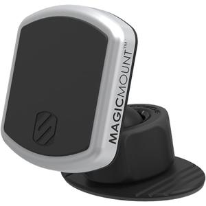 Scosche MPDB MagicMount Pro Magnetic Cell Phone Car Mount with Strong Magnets & 360° Adjustable Head, Adhesive Dashboard Cell Phone Holder Compatible with iPhone, Samsung, Android, Non-MagSafe Devices