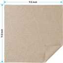 HOMEXCEL Microfiber Cleaning Cloths Brown, 100 Pack Microfiber Towels for Cars, Lint Free & Scratch-Free Bulk Cleaning Rags for House, Kitchen, Car and Shop, Absorbent Cleaning Towels 11.5 x 11.5 inch
