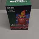 6FT Christmas Inflatables Decoration Outdoor, Cute Gingerbread Man in Hot Cocoa Mug Christmas Blow Up Yard Decoration Blowups Build-in LED Light for Holiday Party Xmas New Year