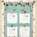 4 x Teacher Created Resources Light Brown Scalloped Border Trim (TCR7129)