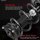Front Complete Struts & Coil Spring Assembly Compatible for Nissan for Rogue 2012-2013 for Nissan for Rogue Select 2014-2015 2.5L AWD, Set of 2 Shocks & Struts Replace 272898 272609