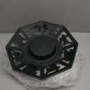 Huwena Christmas Tree Stand for Live Trees, Real Xmas Tree Holder Base Cast Iron, Supports up to 8ft, 4Inch Diameter, 120lb Weight Capacity for Christmas Rustic Decoration (Deer, Sled Style)