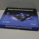 Kootek Laptop Cooling Pad, Laptop Cooler with 5 Quiet Fans for 12"-17" Computer PC Notebook Gaming Laptop Fan, Height Adjustable Laptop Cooling Stand Laptop Accessories, Blue